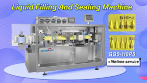 GGS-118P5 Suppository Vial Forming Filling And Sealing Machine 